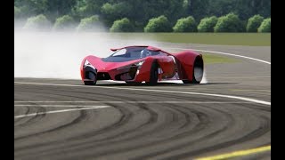 Ferrari F80 Concept at Top Gear [upl. by Eniamurt224]