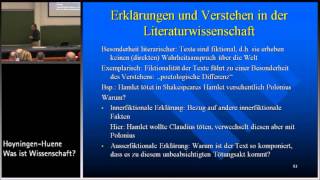 Was ist Wissenschaft 18 Erklärungen in den Literaturwissenschaften [upl. by Asiaj]