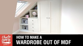 How to Make a Fitted Wardrobe out of MDF [upl. by Maxfield]