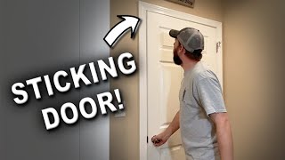 How to Fix a Sticking Door [upl. by Ava]