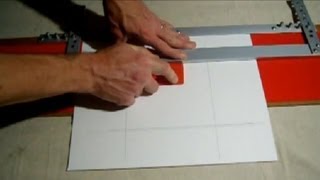 How To Cut Mat For Pictures With EZ Mat Cutter [upl. by Soilisav]