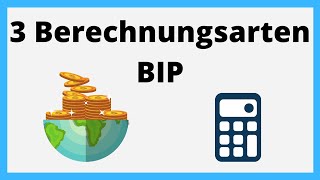 Berechnung des BIP anhand der Entstehungsseite Verwendungsseite und Verteilungsseite [upl. by Hepsiba]