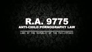 RA 9775 ANTICHILD PORNOGRAPHY LAW [upl. by Rehotsirhc]