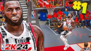 Meet The 1 SLASHER BUILD For REC In NBA 2K24 [upl. by Huan732]