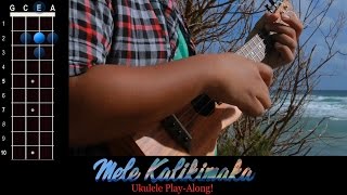 quotMele Kalikimakaquot Merry Christmas Ukulele PlayAlong [upl. by Lazar597]