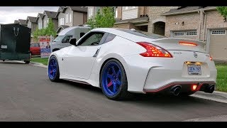 Nissan 370z Motordyne Exhaust w ART Pipes  Better than your TOMEI [upl. by Attenrev507]