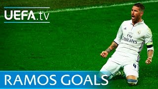 Sergio Ramos 5 memorable goals [upl. by Etteuqal]