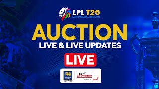 Lanka Premier League 2023 Player Auction [upl. by Aimil]