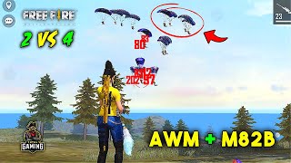 Insane AWM 23 Kill OverPower Ajjubhai Next Level Gameplay  Garena Free Fire [upl. by Radie]