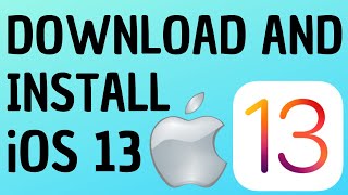 How to Install iOS 13  Download and Update to iOS 13 on iPhone [upl. by Orit721]