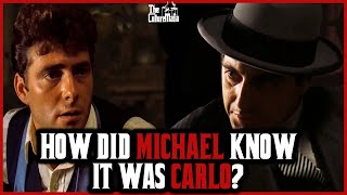 How did Michael Corleone know it was Carlo Rizzi [upl. by Bores]