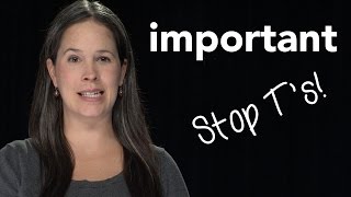 How to Pronounce IMPORTANT  American English [upl. by Sheff]