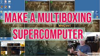 HOW TO COMBINE COMPUTERS into a SUPERCOMPUTER for multiboxing [upl. by Anitan287]