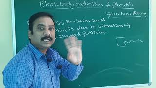 BLACK BODY RADIATIONPLANCKS QUANTUM THEARY ATOMIC STRUCTURE4 English and TELUGU [upl. by Netsrijk]