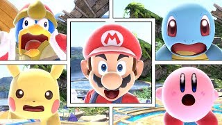 Every Characters Reaction To The Heros Kamikazee In Super Smash Bros Ultimate [upl. by Jessika]