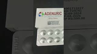 Adenuric 40mg Tablet Uses Adenuric 80mg Tablet Uses [upl. by Heywood]