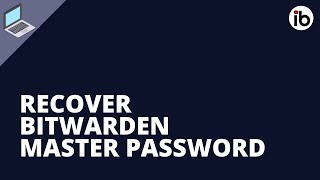 How to Recover Bitwarden Master Password [upl. by Marsh]