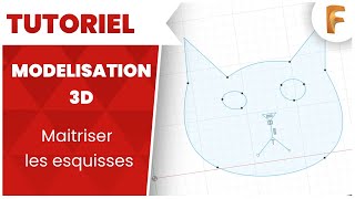 Maitriser les esquisses FUSION 360 [upl. by Enialedam]