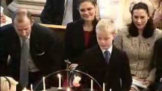 Christening of Prince Sverre Magnus Norway 2006 [upl. by Llerihs]