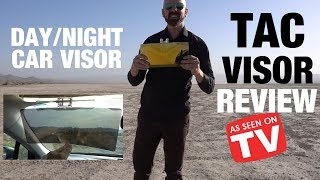 Tac Visor Review DayNight AntiGlare Car Visor [upl. by Lunneta]