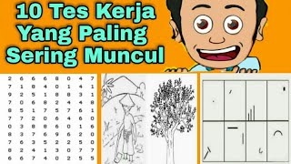 Tes Psikotes Kerja Yang Paling Sering Muncul [upl. by Erfert]