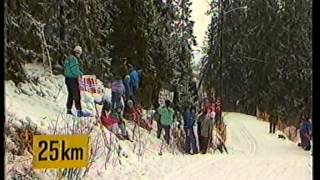 Holmenkollen 1989  50 km  World Cup [upl. by Tremaine374]