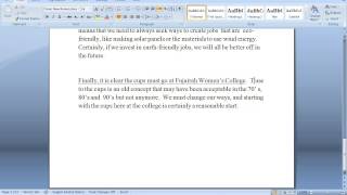 Argumentative Essay Example [upl. by Elkcim]