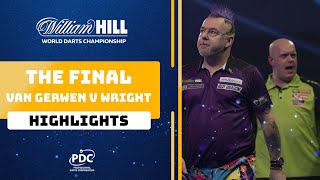 The Final Highlights  Wright v Van Gerwen  201920 World Darts Championship [upl. by Docila]