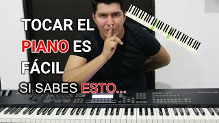 Como TOCAR el Piano Fácil Y Rápidamente EN 15MIN [upl. by Llehsal543]