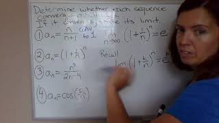 Determining whether a sequence converges or diverges [upl. by Nidak]