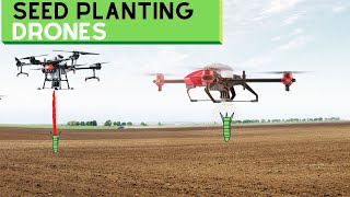 Top 5 Agricultural Drones that Spread Seeds  Forestation Drones [upl. by Annehsat]