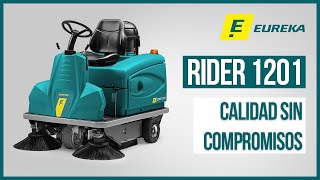 Maquina Barredora Industrial Compacta  Hombre a bordo Profesional  Eureka Rider 1201 [upl. by Leumhs]