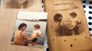 Laser Engraving Techniques for Putting Photos onto Wood [upl. by Eremihc]