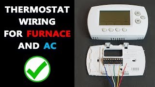 Basic Thermostat Wiring  How to Wire HVAC Thermostat [upl. by Cimbura]