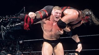 Brock Lesnar charges to the ring for his Royal Rumble Match debut Royal Rumble 2003 [upl. by Annam]