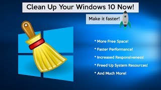 How to Clean Windows 10 Make Your PC Faster [upl. by Seeto]