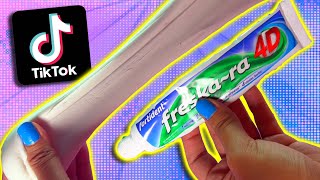 Probando recetas de Slime TikTok Sin bórax 2  Supermanualidades [upl. by Haerb699]