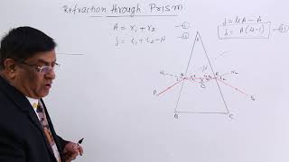 Class 12th – Refraction Through Prism  Ray Optics  Tutorials Point [upl. by Adnaluoy345]