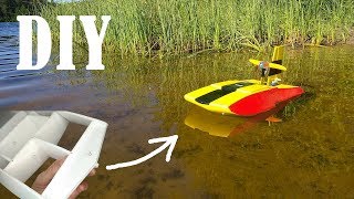 How to make RC Air Boat at home DIY [upl. by Nosille]