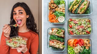 HEALTHY VEGAN LUNCHES FROM MONDAY TO FRIDAY  PDF guide [upl. by Adyeren]