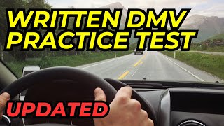 UPDATED New Questions For Written Driving License ExamDriving Class [upl. by Sedaiuqlem]