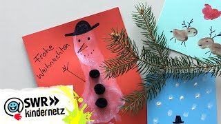 DIYTipp Weihnachtskarten selber basteln [upl. by Ellie]