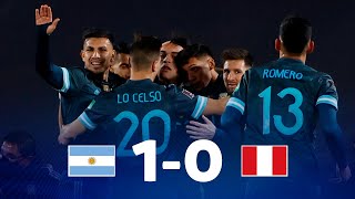 Eliminatorias  Argentina 10 Perú  Fecha 12 [upl. by Macdermot]