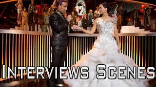 The Hunger Games Catching Fire  Interviews Scene in HD [upl. by Esau]