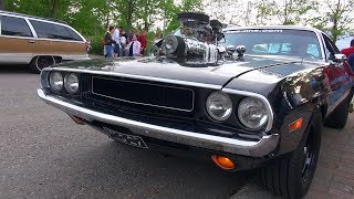 SUPERCHARGED 572 HEMI Dodge Challenger  Amazing V8 Sound [upl. by Erodavlas]