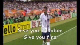 Official World Cup 2010 Song Wavin Flag The Celebration Remix with Lyrics [upl. by Fabiola]