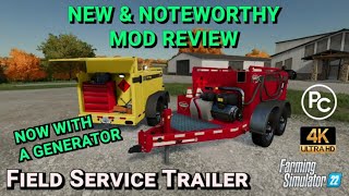 Field Service Trailer  Mod Review  Farming Simulator 22 [upl. by Alethea]