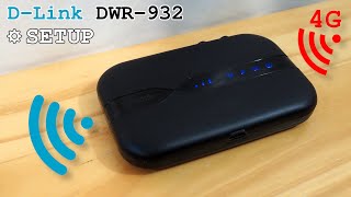 DLink DWR932 portable 4G router WiFi • Unboxing installation configuration and test [upl. by Malcom255]