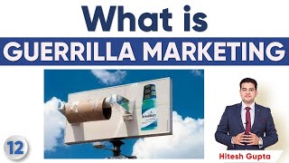 What is Guerrilla Marketing in Hindi  Guerrilla Marketing Ideas  Guerrilla Marketing Hitesh Gupta [upl. by Ahsienet]