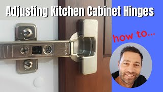 How to adjust kitchen cabinet doors that won’t close [upl. by Nomsed552]